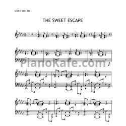 Ноты Gwen Stefani feat. Akon - The sweet escape - предпросмотр