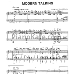 Ноты Попурри на темы Modern Talking (Arrangement Manfred Schneider) - предпросмотр