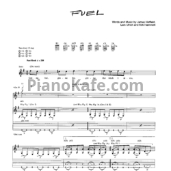 Ноты Metallica - Reload (Книга нот) - предпросмотр