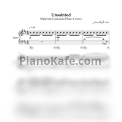 Ноты Slipknot - Unsainted (Piano cover) - предпросмотр