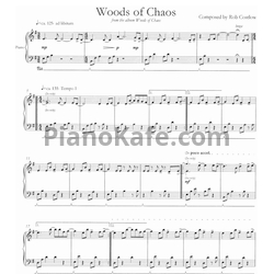Ноты Rob Costlow - Woods of chaos - предпросмотр