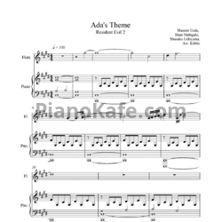 Ноты Masami Ueda, Shun Nishime, Shusaku Uchiyama - Ada's theme