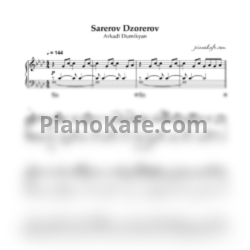 Ноты Arkadi Dumikyan - Sarerov Dzorerov (Piano cover) - предпросмотр
