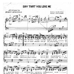 Ноты Christian Bautista - Say that you love me