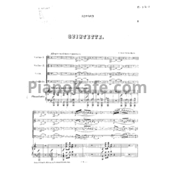 Ноты Камиль Сен-Санс - Фортепианный квинтет ля минор (Op. 14, партитура) - предпросмотр