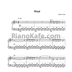 Ноты Brian Crain - Wind - предпросмотр