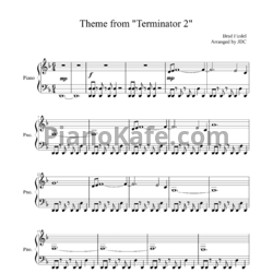 Ноты Brad Fiedel - Terminator 2 main theme