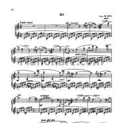 Ноты Сергей Рахманинов - Этюд-картина a-moll (Op. 39, №2) - предпросмотр