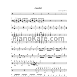 Ноты System of a Down - Needles - предпросмотр