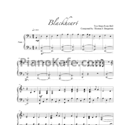 Ноты Two Steps from Hell - Blackheart (Фортепиано) - предпросмотр