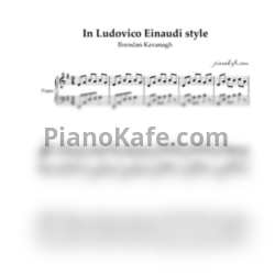 Ноты Brendan Kavanagh - In Ludovico Einaudi style