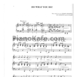 Ноты George Gershwin, Ira Gershwin, Gus Kahn - Do what you do! - предпросмотр