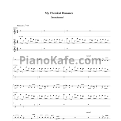 Ноты My Chemical Romance - Disenchanted - предпросмотр