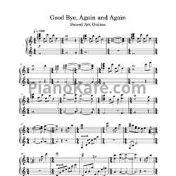 Ноты Yuki Kajiura - Good bye, again and again - предпросмотр