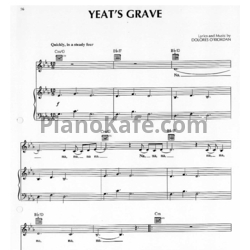 Ноты The Cranberries - Yeat\s grave - предпросмотр