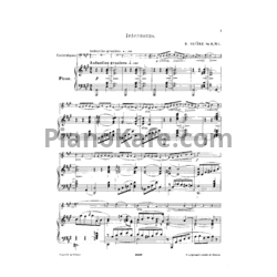 Ноты Рейнгольд Глиэр - Интермеццо (Op. 9, №1) - предпросмотр