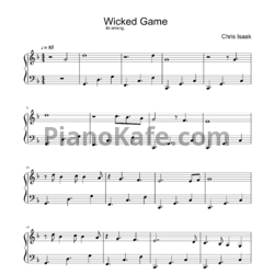 Ноты Chris Isaak - Wicked game (Piano cover)