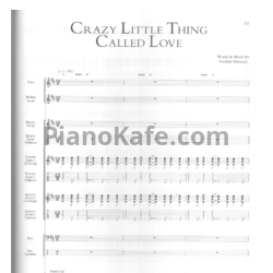 Ноты Queen - Crazy little thing called love (Партитура) - предпросмотр