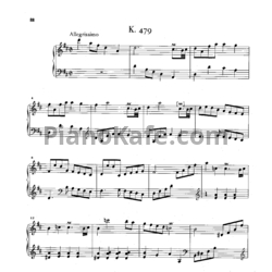 Ноты Д. Скарлатти - Соната K479 - предпросмотр