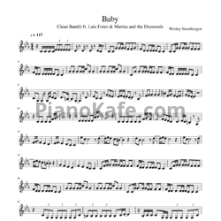 Ноты Clean Bandit feat. Marina & Luis Fonsi - Baby - предпросмотр