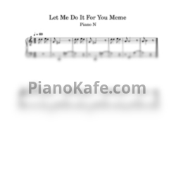 Ноты Let me do it for you (Мем Тикток) - предпросмотр