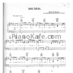 Ноты LeAnn Rimes - Big deal - предпросмотр