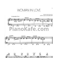 Ноты Barbra Streisand - Woman in love - предпросмотр