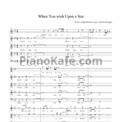 Ноты N Sync - When you wish upon a star