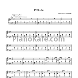Ноты Alexandra Streliski - Prélude - предпросмотр