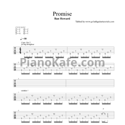 Ноты Ben Howard - Promise