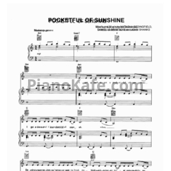 Ноты Natasha Bedingfield - Pocket of sunshine - предпросмотр