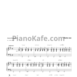 Ноты Antonio Carlos Jobim - Outra vez - предпросмотр