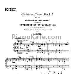Ноты Alexandre Guilmant - Christmas carols, Book 2 (Op. 60)