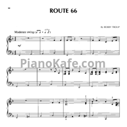 Ноты Bobby Troup - Route 66 - предпросмотр