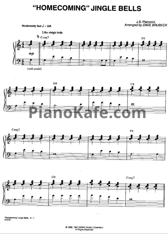 Ноты Selection from a Dave Brubeck Christmas - PianoKafe.com