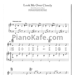 Ноты Marlene Dietrich - Look me over closely - предпросмотр