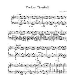 Ноты Vicenzo Piano - The Last Threshold - предпросмотр