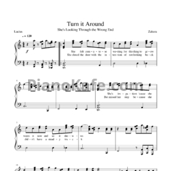 Ноты Lucius - Turn it around - предпросмотр