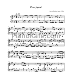 Ноты Jacob Collier - Overjoyed