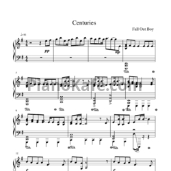 Ноты Fall Out Boy - Centuries (Версия 2) - предпросмотр