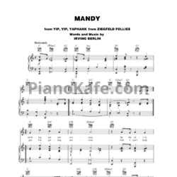 Ноты Irving Berlin - Mandy - предпросмотр