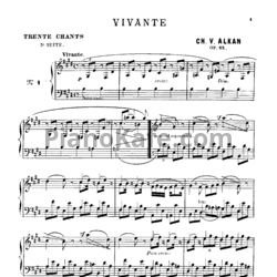 Ноты Шарль Алькан - Troisième recueil de chants (Op. 65) - предпросмотр