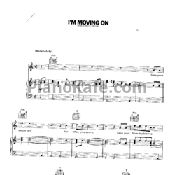 Ноты John Lennon - I'm moving on