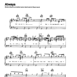 Ноты Atlantic Starr - Always