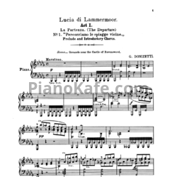 Ноты Gaetano Donizetti - Опера "Лючия ди Ламмермур" - предпросмотр