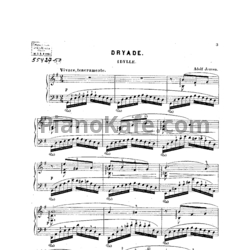 Ноты А. Йенсен - Дриада (Идилия) - предпросмотр