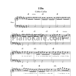 Ноты Colbie Caillat - I Do - предпросмотр