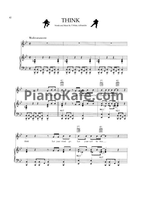 Ноты Aretha Franklin - Think - PianoKafe.com