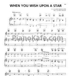 Ноты Leigh Harline - When you wish upon a star