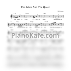 Ноты Ed Sheeran - The Joker and the Queen (Вокальная партия) - предпросмотр